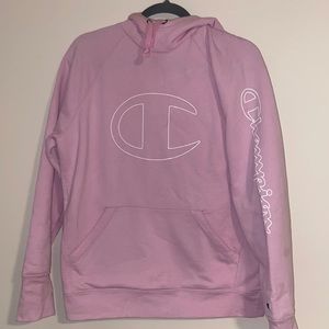 Light Pink Champion hoodie